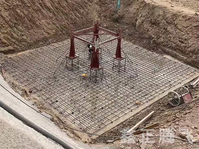 建筑塔吊租赁塔机基础浇注